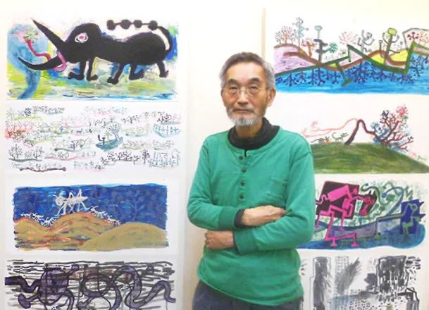 田岛征三：倔强的“土味”画风，藏着森林、大海与敏感的老少年|此刻夜读