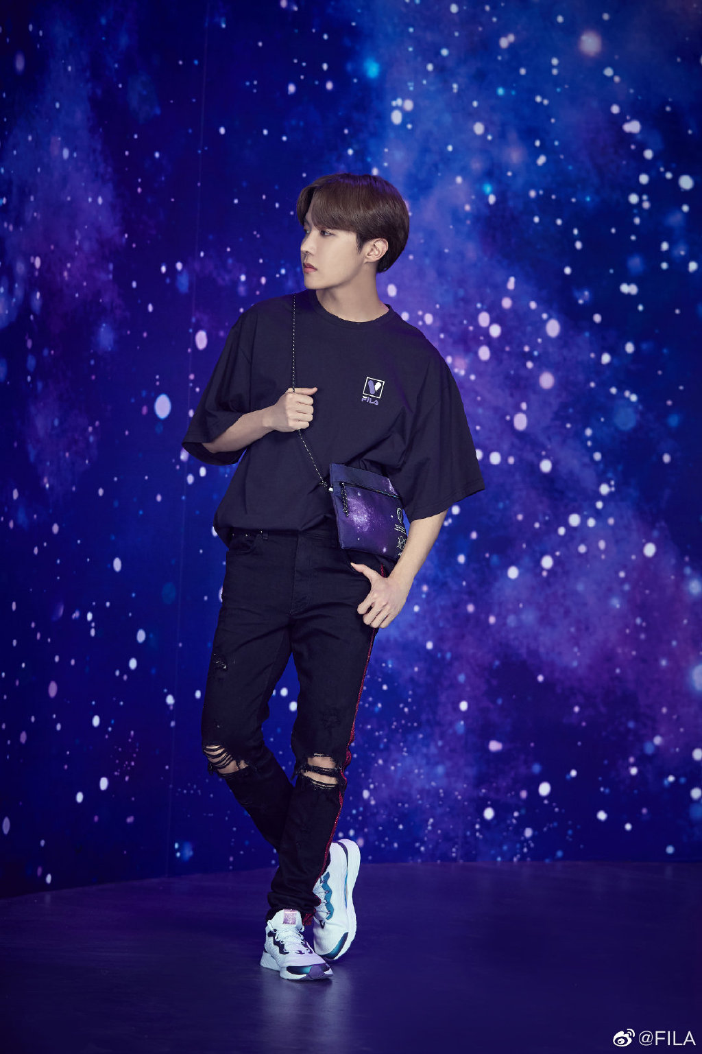 fila代言人防弹,防弹少年团最新宣传海报