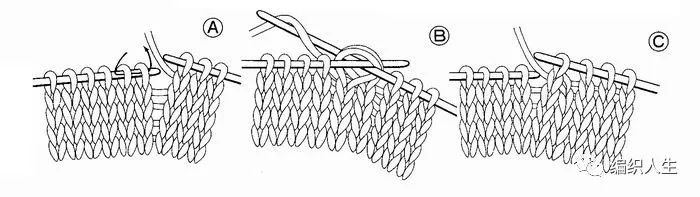 棒针织毛衣怎么看图解,怎样看棒针加针减记号
