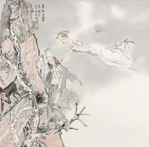 李昀蹊国画作品图文,李昀蹊写生视频