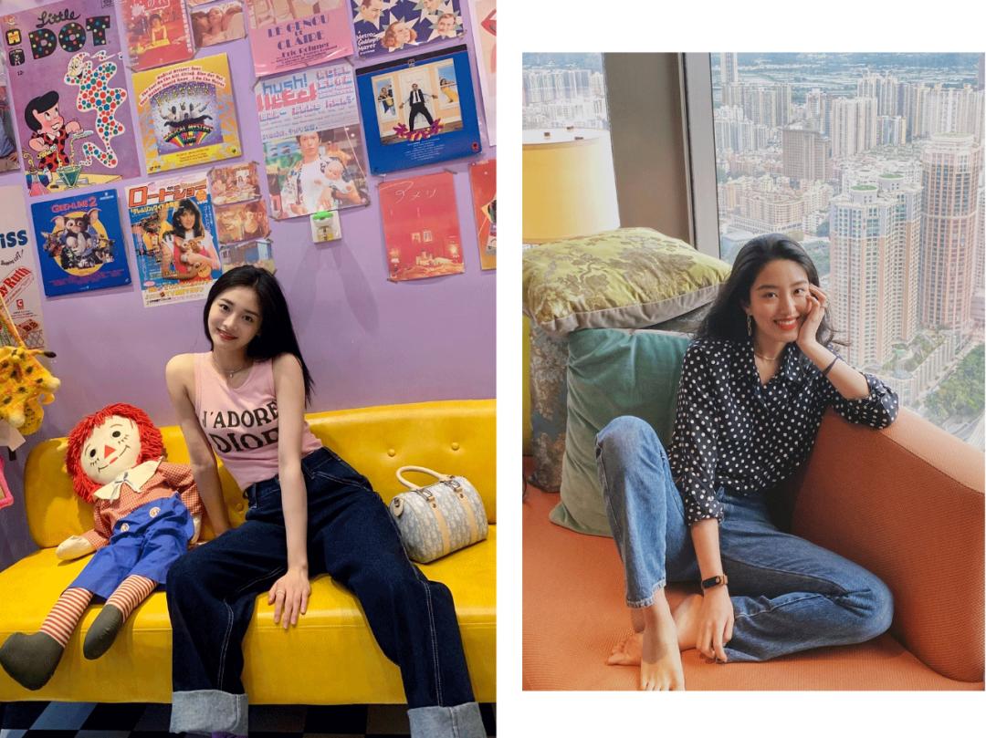 阔腿牛仔裤必备鞋,夏天穿的牛仔裤女推荐什么