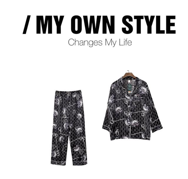 意大利纯棉夏季睡衣,轻奢莫代尔棉睡衣秋冬气质