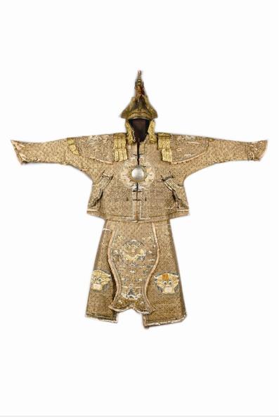 清朝总兵铠甲图片大全,清朝武将盔甲的颜色