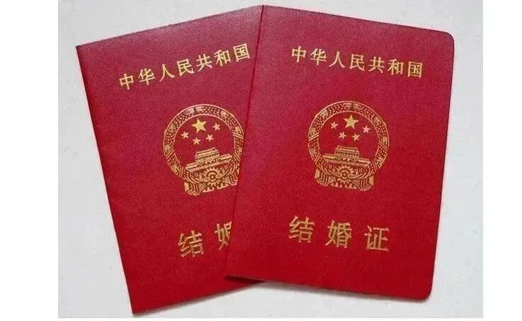 中国结婚证上的玫瑰花,结婚证里的花