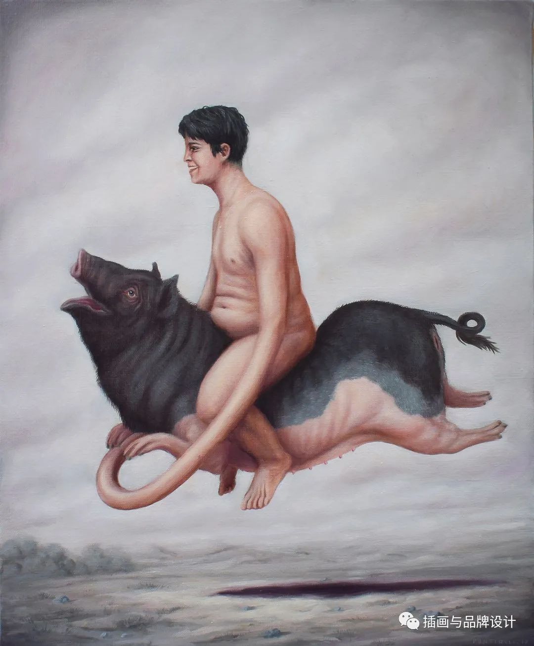 荒诞极端插画,荒诞主义插画