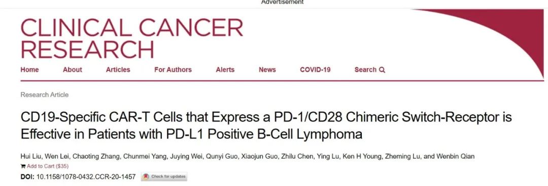 car-t治疗淋巴瘤最新研究进展,CD19CAR-T新药项目