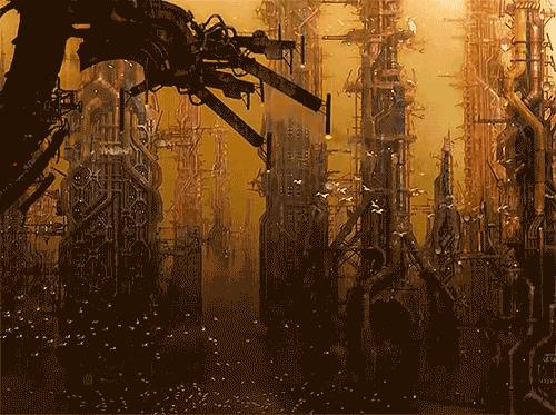 日本动画产业中的建筑,日本动画产业展示