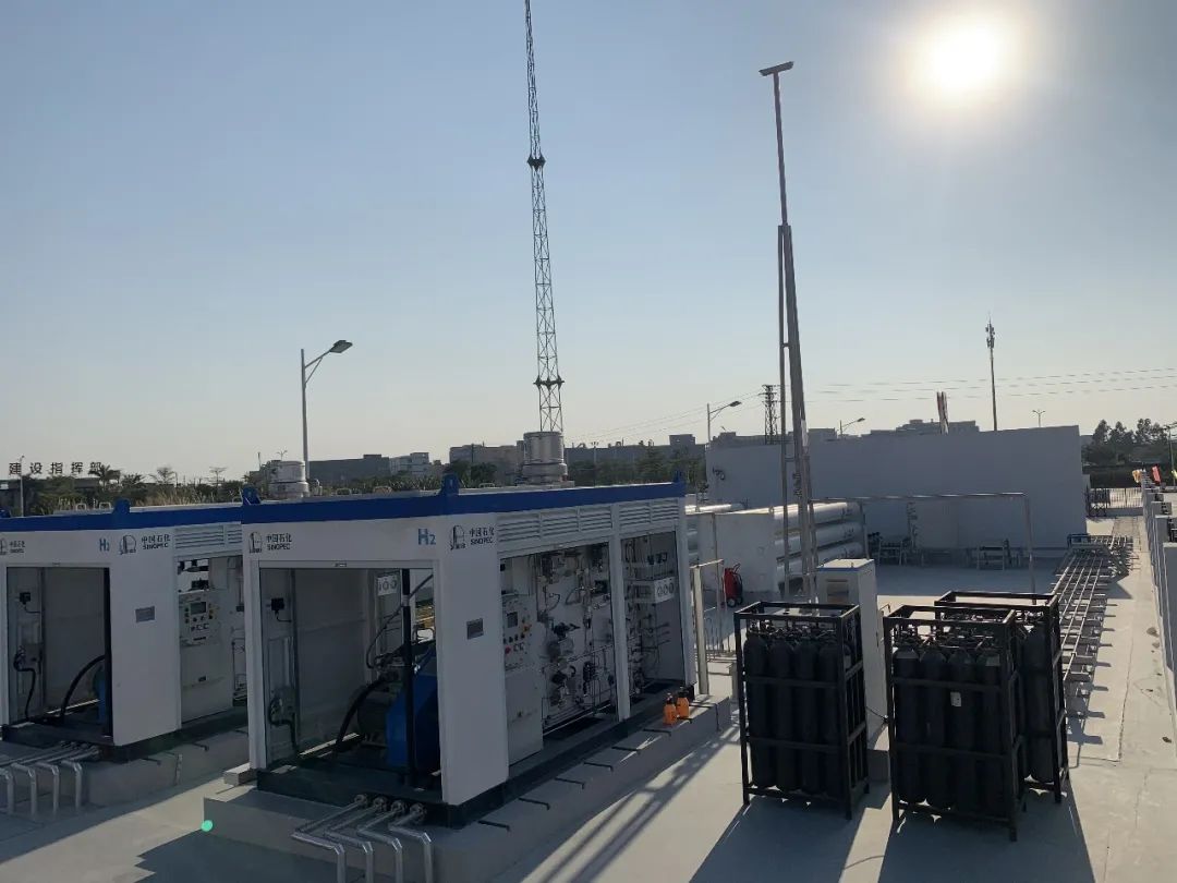 中石化上海油氢合建站,中石化氢燃料加氢站