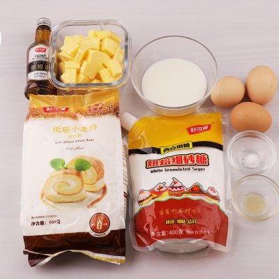 无泡打粉版黄油蛋糕,最简单黄油蛋糕