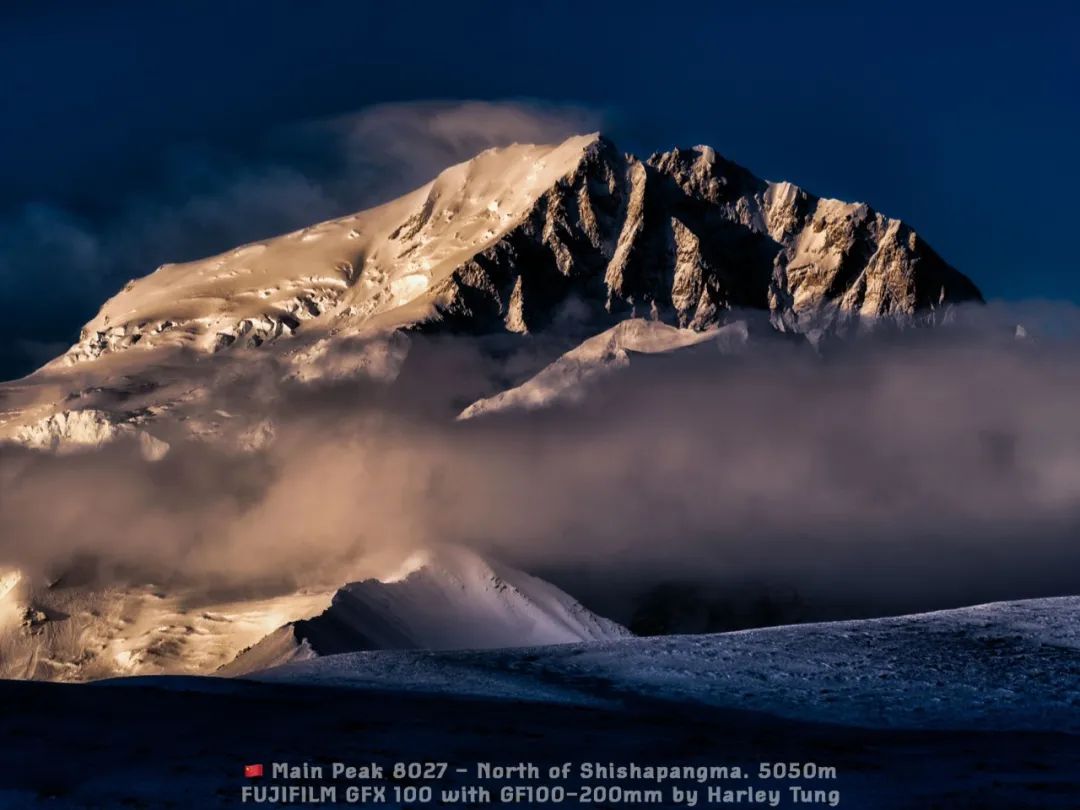 希夏邦马峰能看到珠峰吗,希夏邦玛峰珠峰
