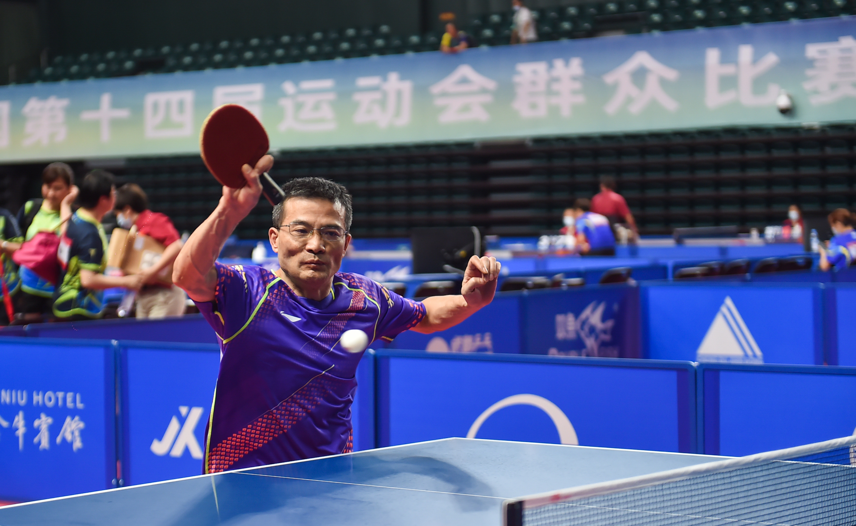 十四届全运会乒乓球南方赛区,第十四届全运会群众赛事活动展演