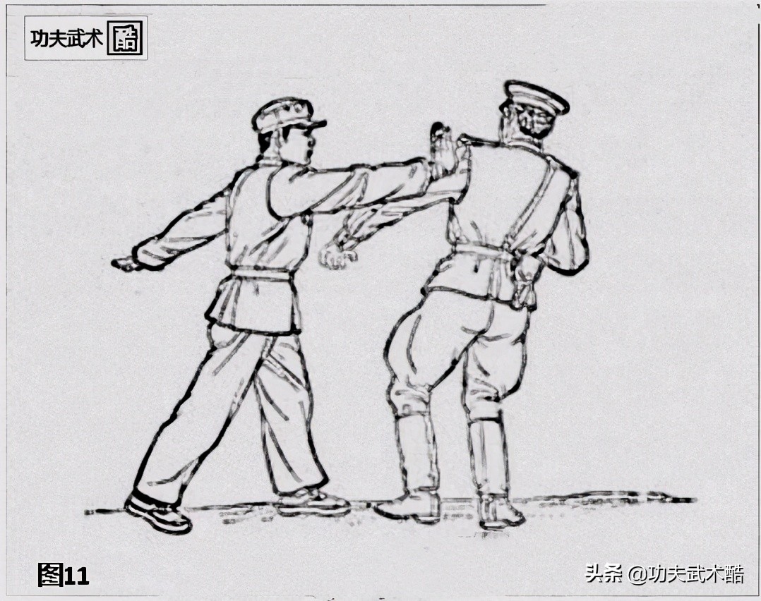 解放军格斗术实战,侦察兵七十年代捕俘拳全套动作图