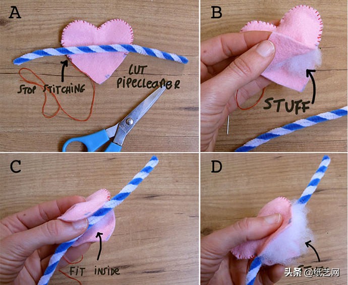 扭扭棒diy小物件表白,手工diy简单小饰品表白