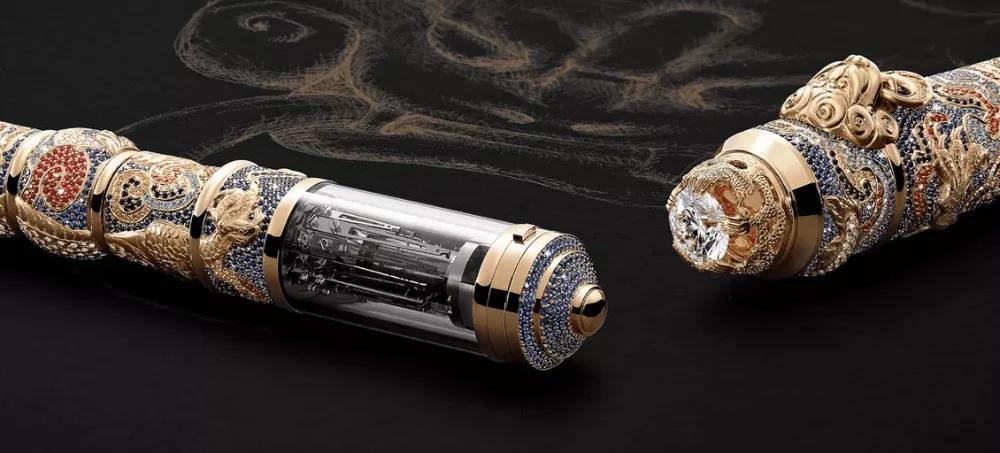 价值200万，以康熙、长城、泰姬陵作为创作灵感的笔长什么样？