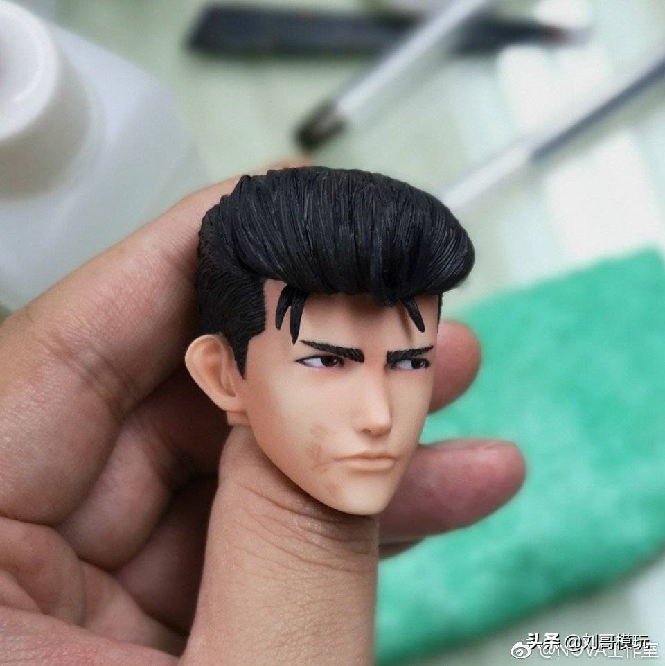 灌篮高手樱木花道可动人偶,灌篮高手樱木花道寸头手办