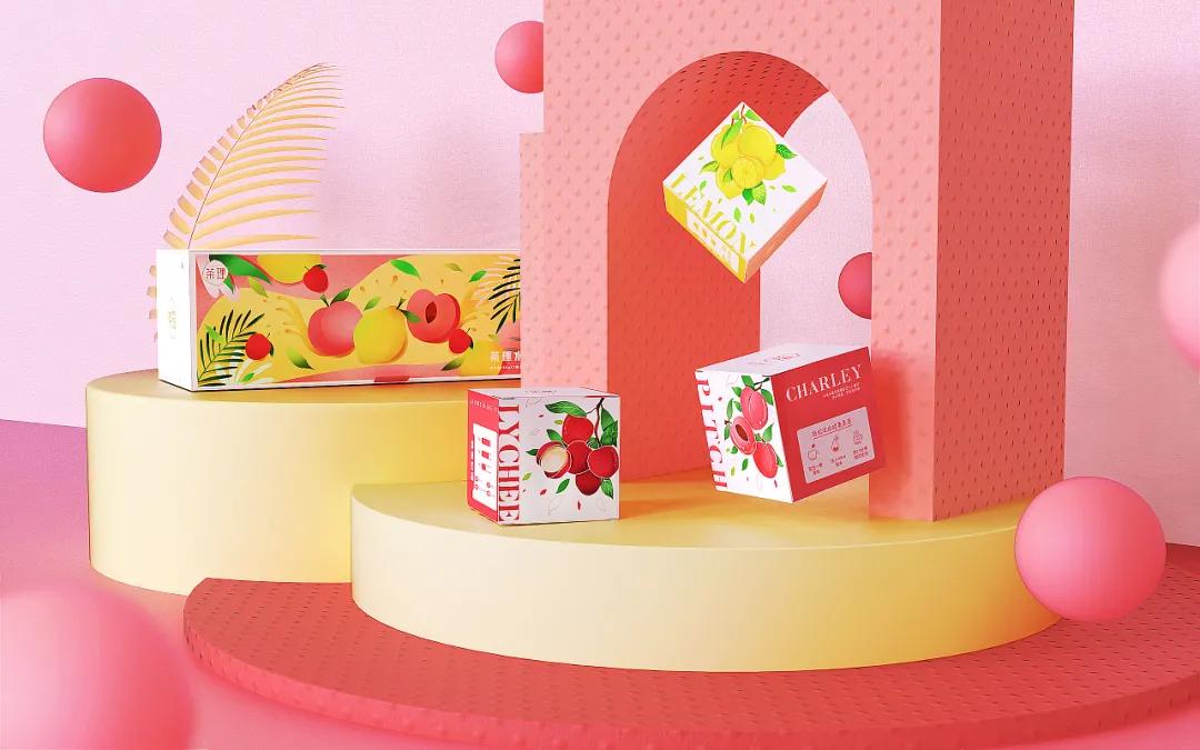 袋装茶包装设计图,水果茶怎么结合中式风格包装