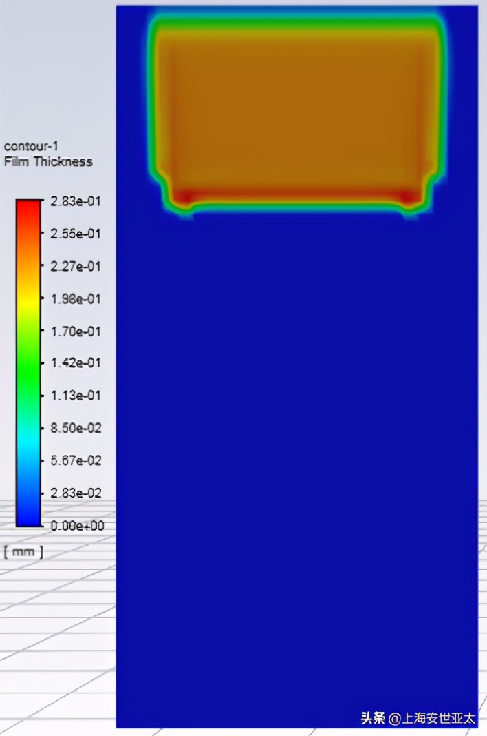 基于部分浸润效应的欧拉壁膜流动形态演变模拟仿真