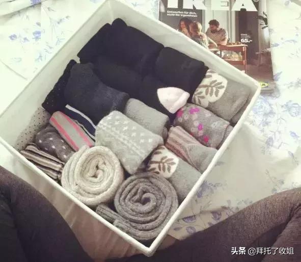 袜子折叠法简单,袜子简单折叠法