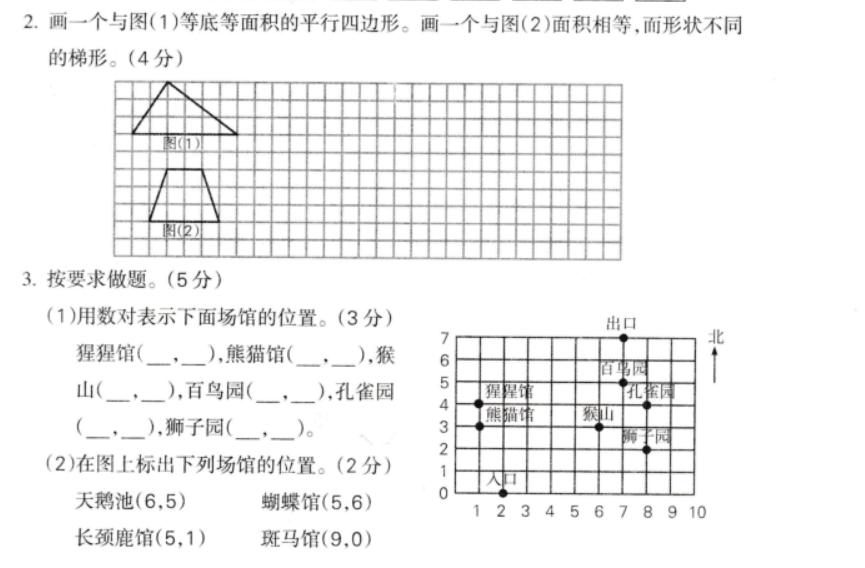 五年级数学冲刺100卷子答案,五年级下册期末数学必考解决问题