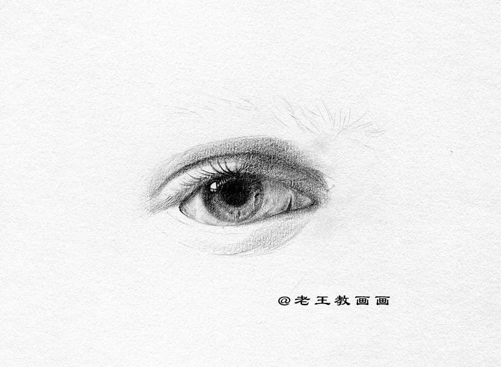 自学素描入门眼睛教程,画眼睛教程素描动漫