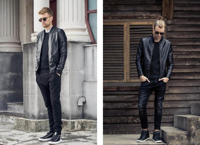 皮衣100种搭配,皮衣冬季搭配什么穿好看