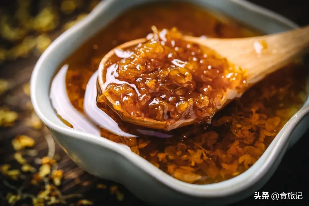 桂花糖露家常做法,桂花香是对秋天最美好的馈赠