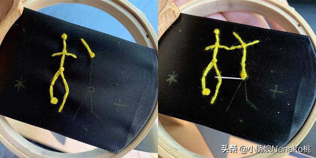 刺绣双鱼座星空教程简单,十二星座的手工发饰简单