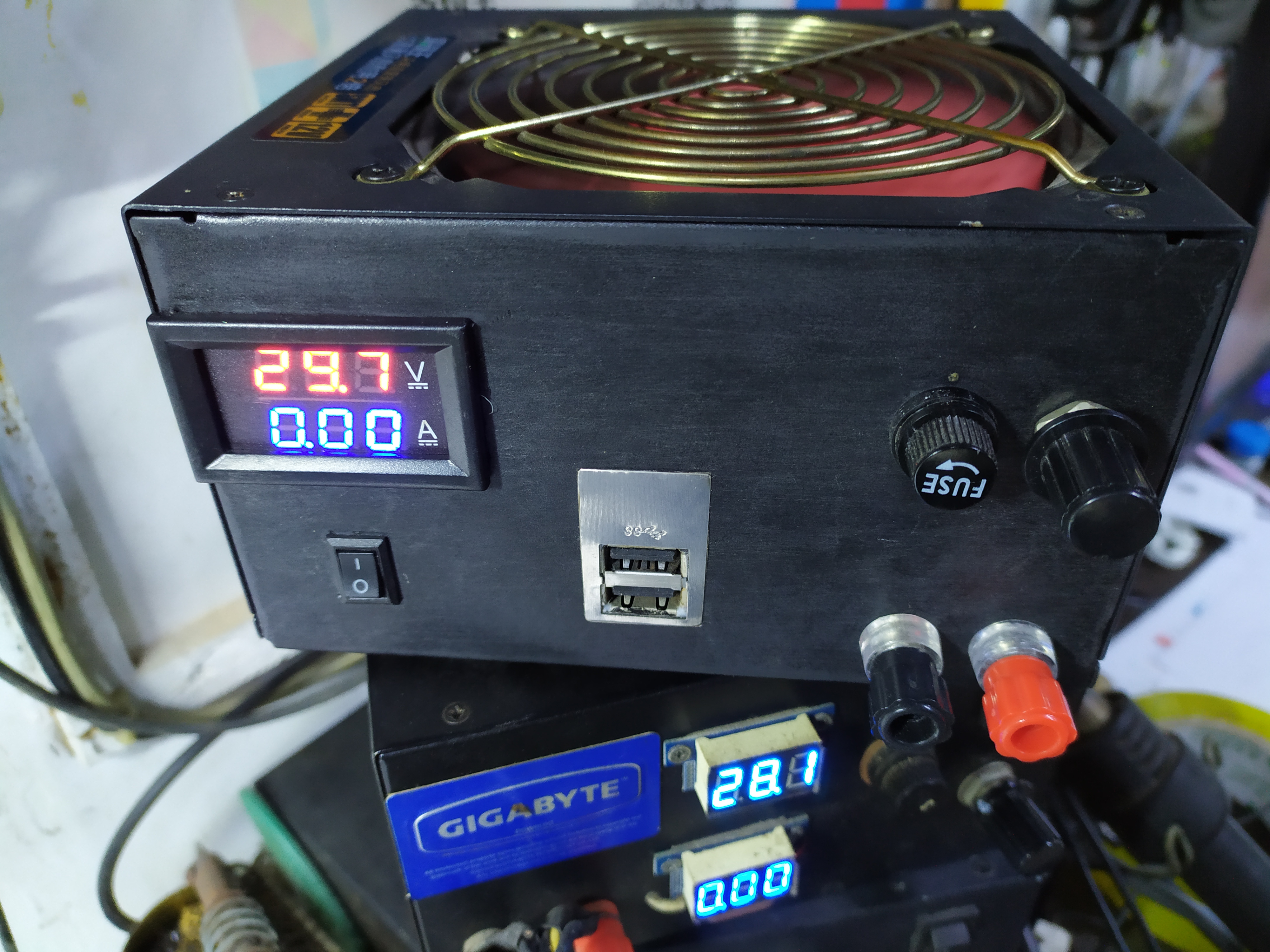 闲置的台式机电脑电源别扔了,老式台式机电脑电源改可调电源