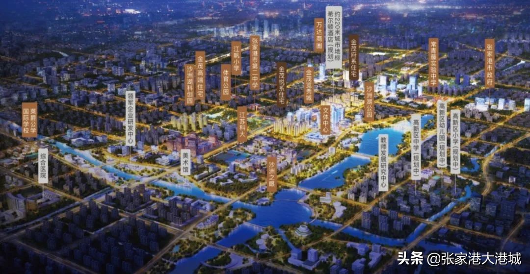 张家港城北科教生态城2022规划,城北新区建设加速崛起