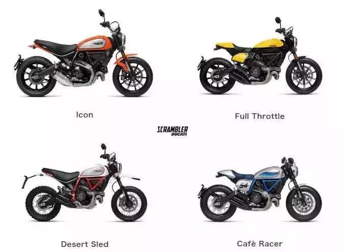 杜卡迪scrambler800各款区别,2023款杜卡迪scrambler800上市