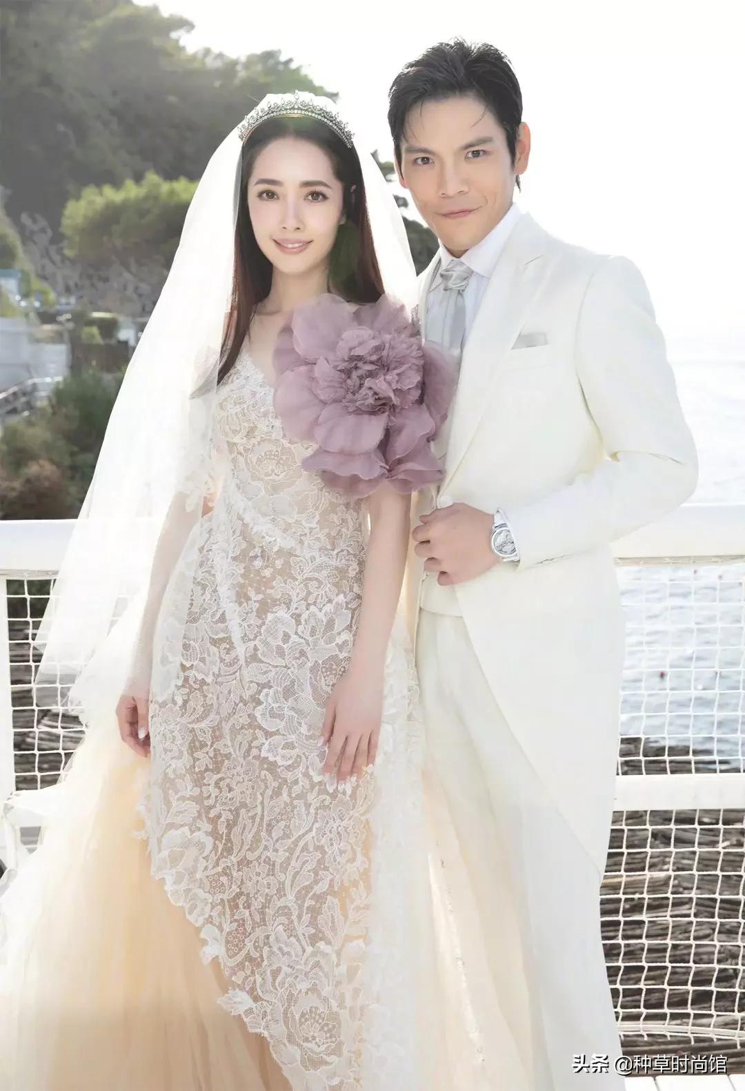 各大明星结婚的婚纱,2019明星婚纱