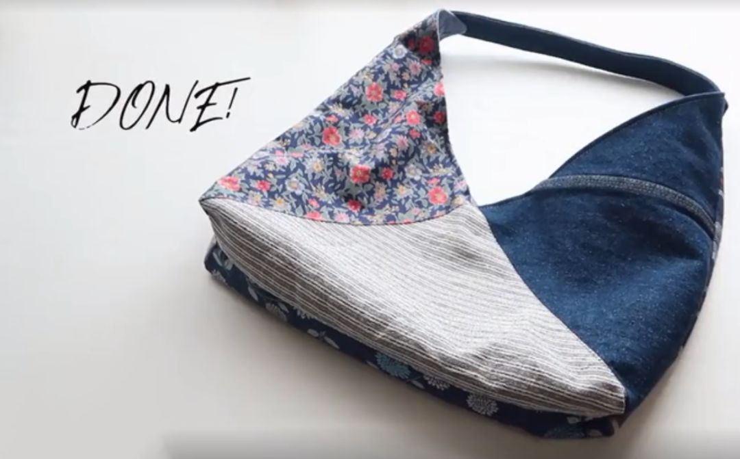 缝纫包包复古,diy缝纫行李包