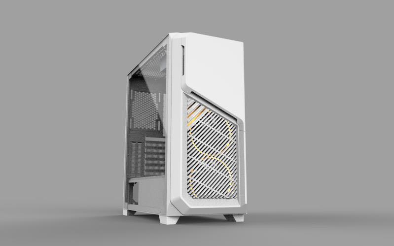 为刚踏入社会的小兄弟，配了一台高颜值散热好的FLUX平台主机