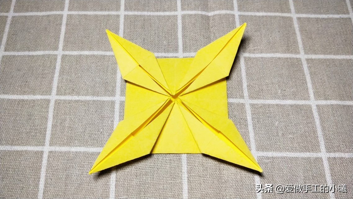 用折纸怎么折个太阳,折纸教程简单又漂亮用正方形纸折