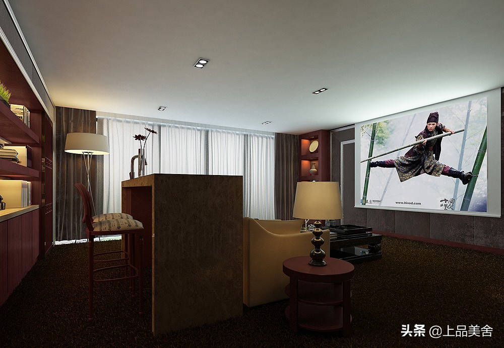 深圳夫妻装修350平复式楼，成熟稳重的中式风，客厅效果太惊艳