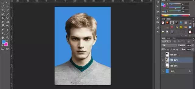 ps一寸证件照填充后尺寸变大,ps如何给证件照换底色ps教程