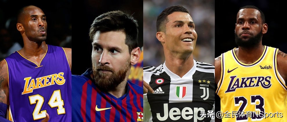 科比踢足球c罗梅西打篮球,科比和梅西两大传奇球星巅峰相遇