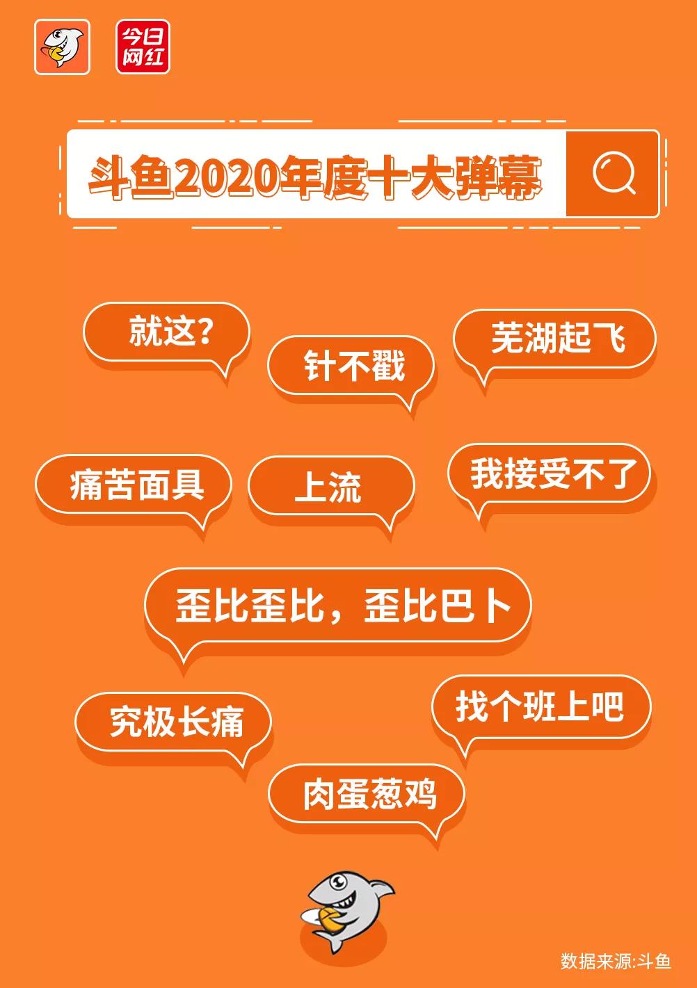 直播间常见十个弹幕,斗鱼年度十大弹幕报告
