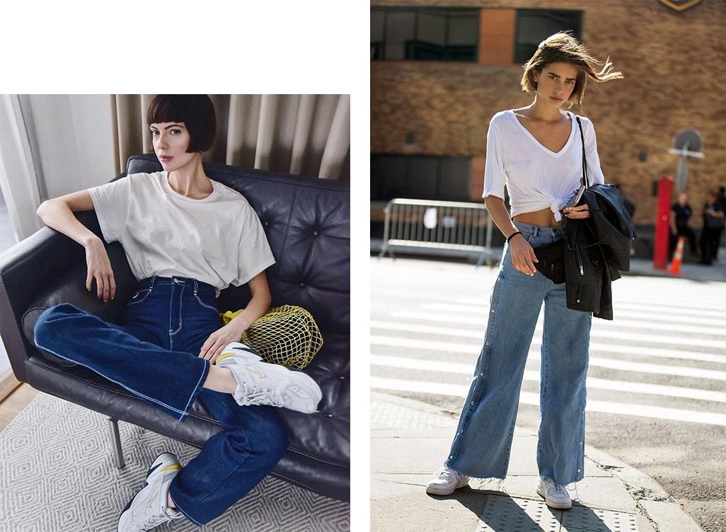 阔腿裤+运动鞋,大热天超防晒的满分穿搭!这4条显瘦显高巨有范儿