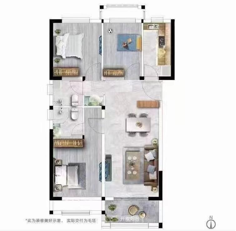 最人性化的户型设计,这可能就是几年后流行的装修设计