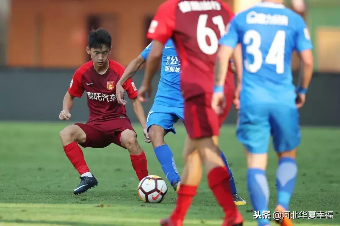 广州富力vs河北华夏幸福2比2,张利峰进球