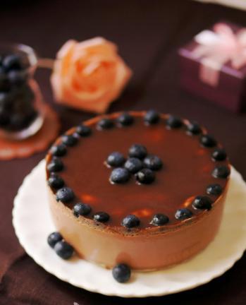 蓝莓慕斯简单版,蓝莓小甜品慕斯