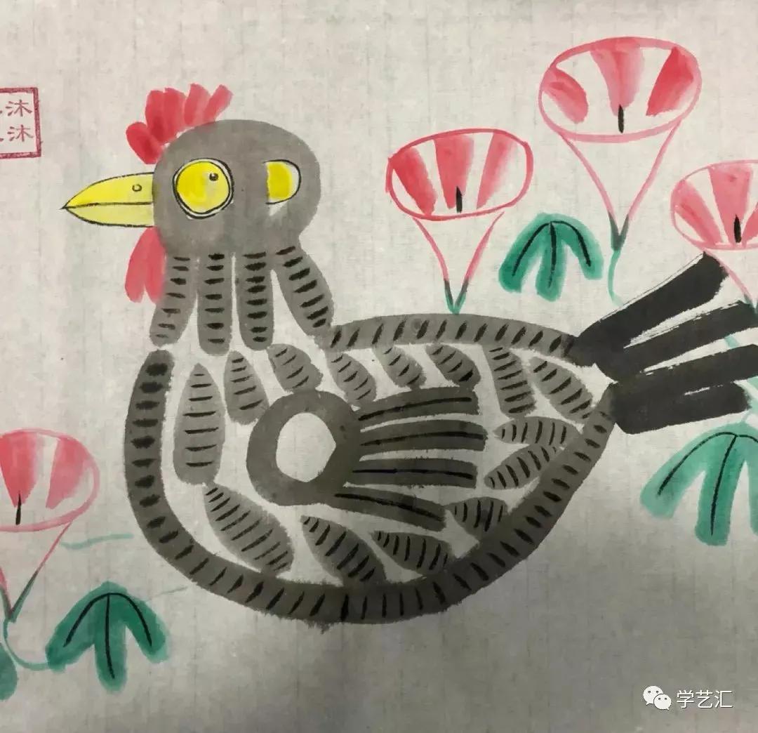绘画水墨作品大全,水墨画儿童绘画技法新教程