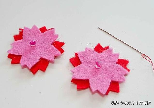 做手工樱花简单又好看,最简单浪漫樱花慢动作