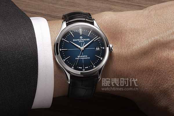 名士克里顿白盘男士腕表,名士克里顿baumatic价格