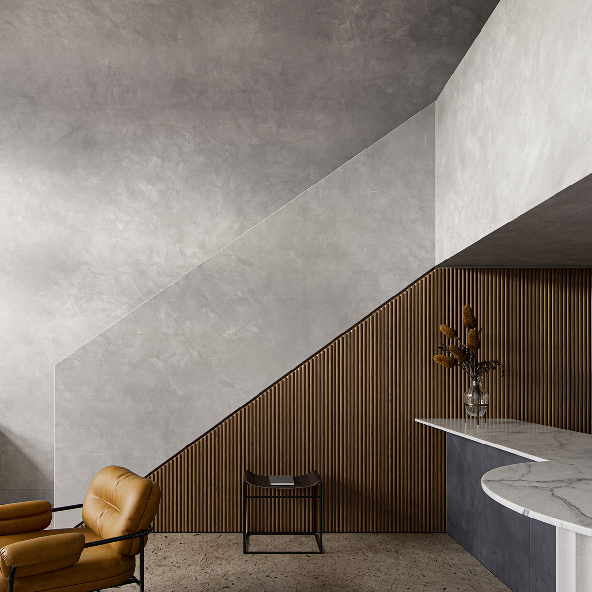 和平区侘寂风装修,极简主义的现代住宅设计