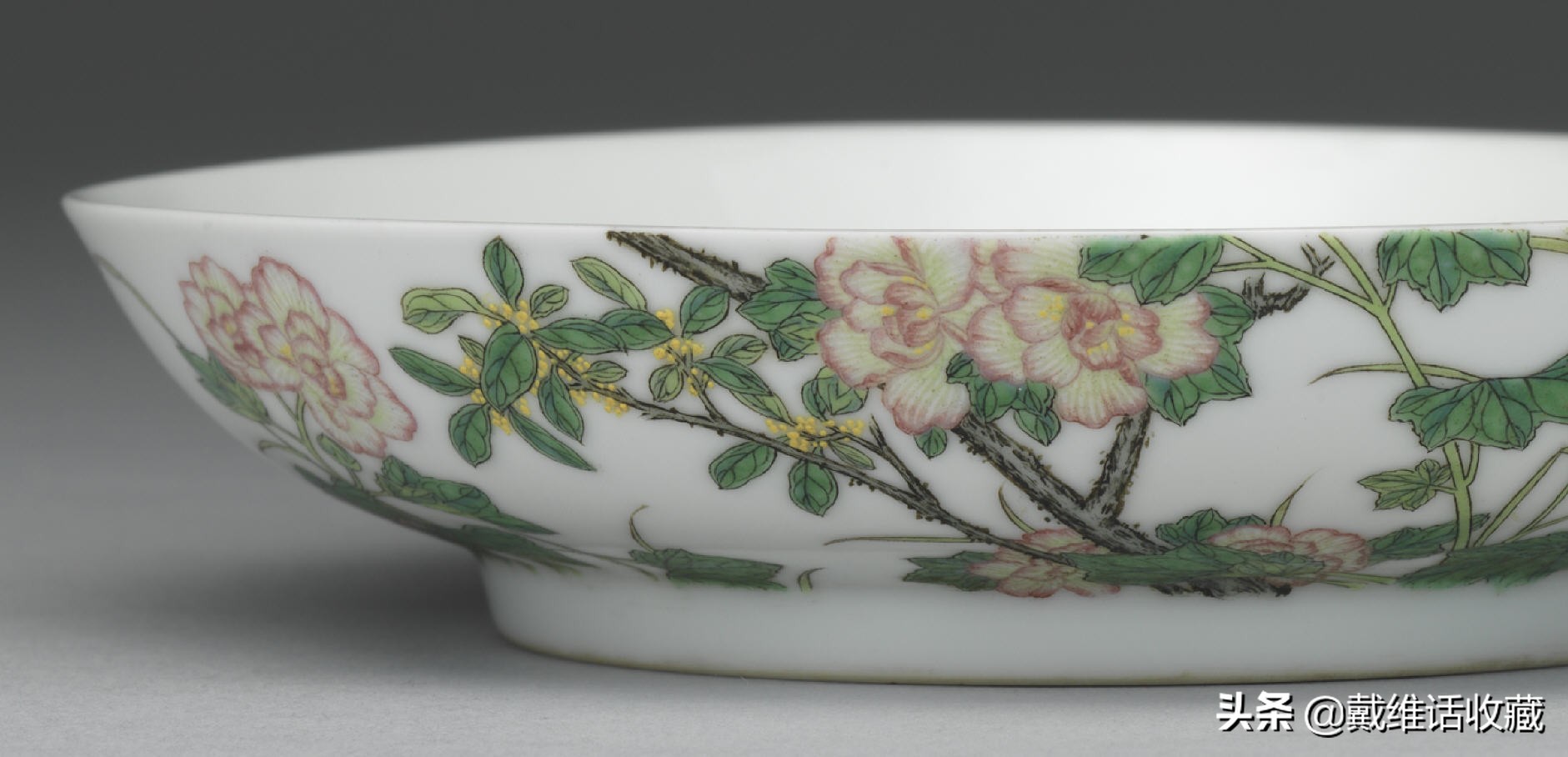 雍正珐琅彩真品款识用料,清雍正珐琅彩红料