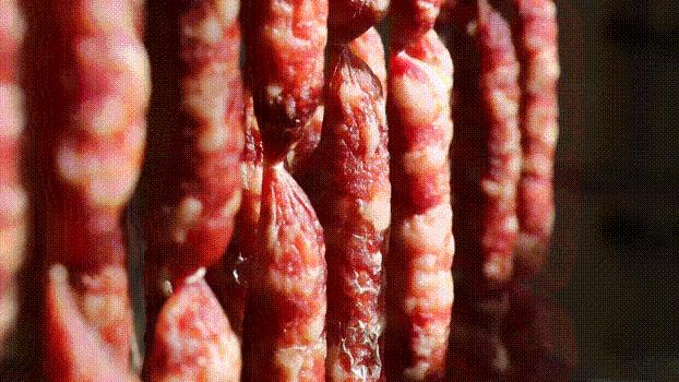 德国人对香肠爱得深沉，中国人同样对香肠欲罢不能（菲李漫画）