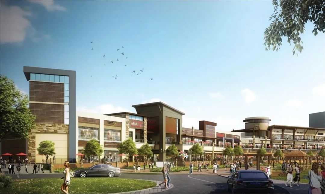 约10万方王府井奥莱火热招商中，小镇的繁华正式启幕