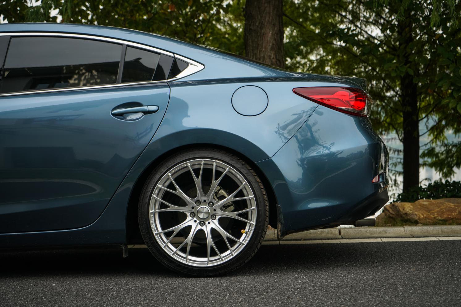 马自达阿特兹改装airbft气动避震,15年马自达阿特兹改装大包围